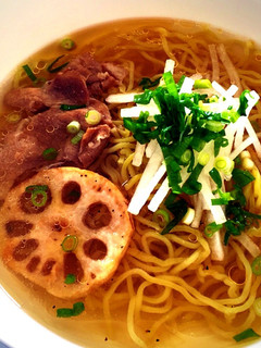揚げレンコンと大根スティックの塩ラーメン-レシピのメイン写真