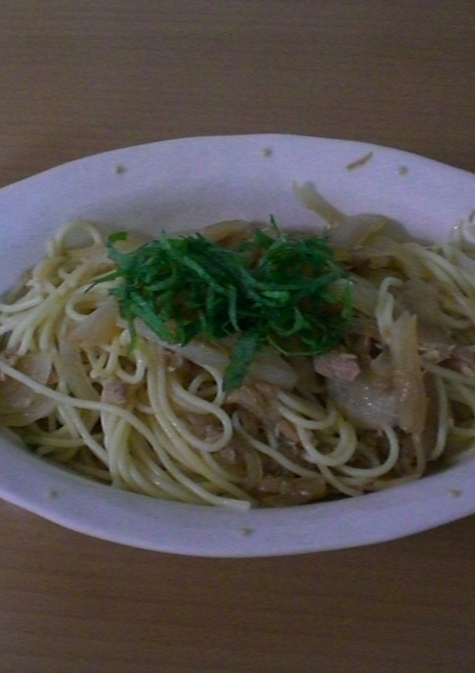 簡単！ツナと玉ねぎで和風パスタ-レシピのメイン写真