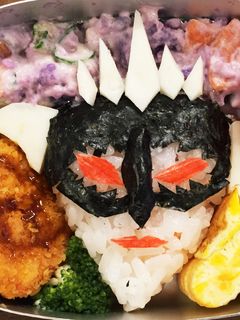 プリキュア ディスピア様のキャラ弁-レシピのメイン写真
