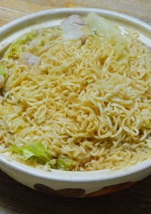 鍋ラーメン-レシピのメイン写真