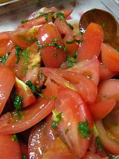 トマトの塩ぽん酢和え-レシピのメイン写真