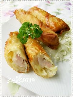 カツ・唐揚げより楽ちん!鶏チーズ春巻き♡-レシピのメイン写真