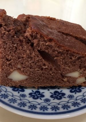 クリームチーズ入りココアケーキ-レシピのメイン写真