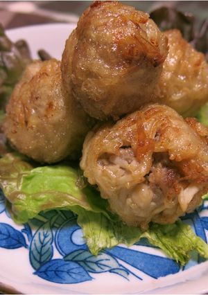 冬風邪予防レシピ！えのき肉団子-レシピのメイン写真