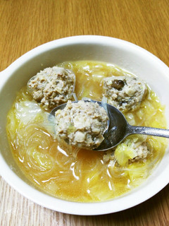 肉団子と春雨の具だくさんスープ-レシピのメイン写真