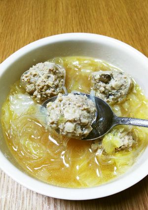 肉団子と春雨の具だくさんスープ-レシピのメイン写真