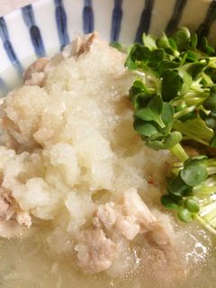 鶏のみぞれ煮〜昆布茶仕立て-レシピのメイン写真