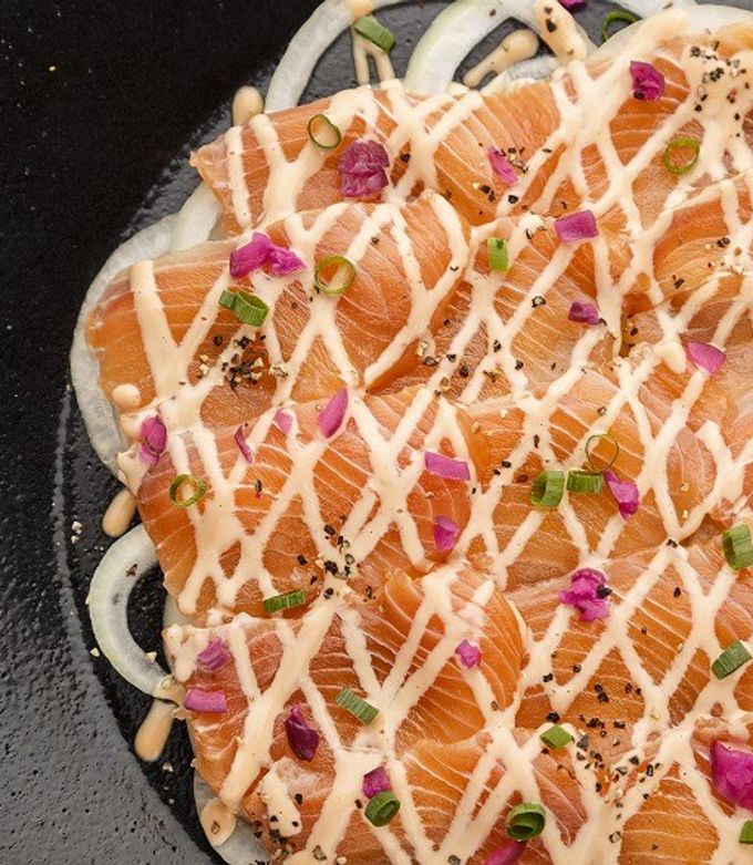 鮭のカルパッチョ by 北海道食べる通信 【クックパッド】 簡単おいしい