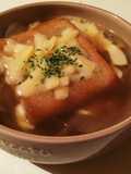 簡単！あったかオニオングラタンスープ♡