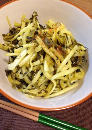 【大根大量消費】大根と高菜のピリ辛炒め-レシピのメイン写真