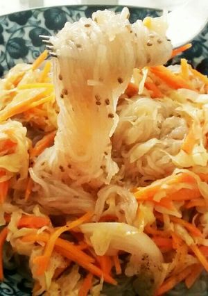 春雨ダイエット・甘酸っぱい焼きそば味-レシピのメイン写真