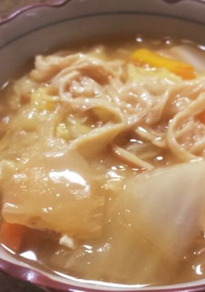簡単おかず！さきいかで白菜の煮浸し-レシピのメイン写真