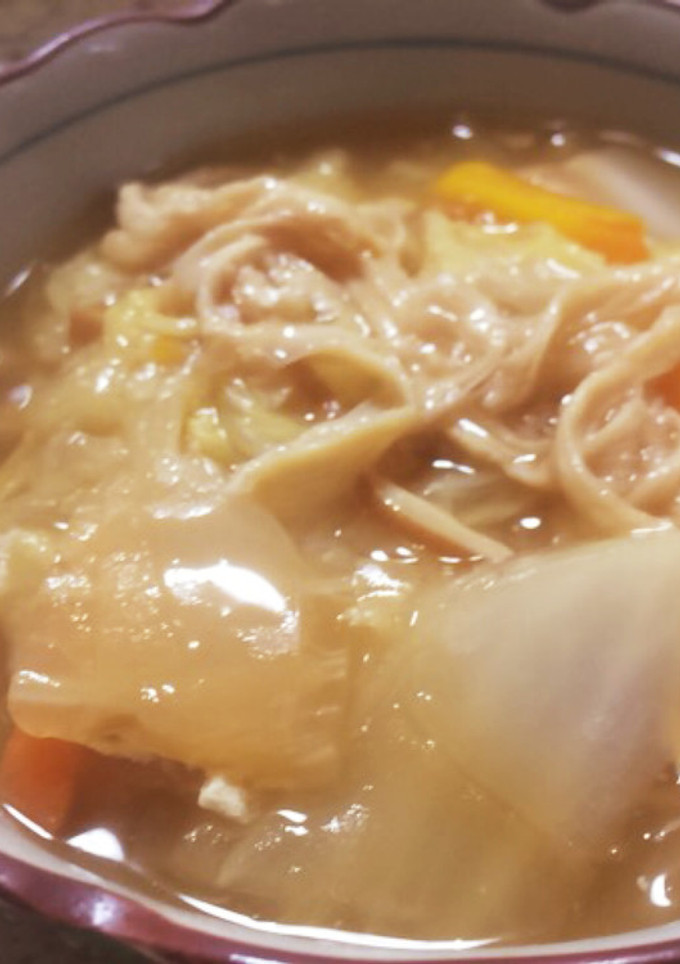 簡単おかず！さきいかで白菜の煮浸し-レシピのメイン写真