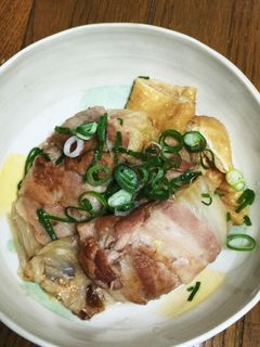 白菜の豚バラ巻きの味噌味煮浸-レシピのメイン写真