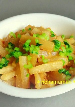 大量消費！大根の味噌バター炒め(^-^)-レシピのメイン写真