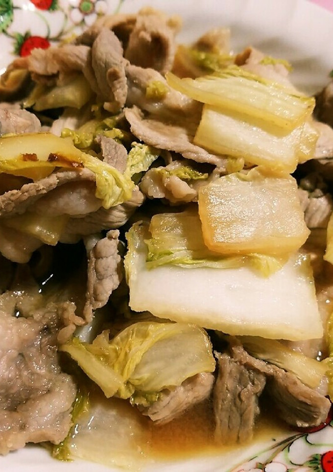 豚肉と白菜のさっぱり炒め-レシピのメイン写真