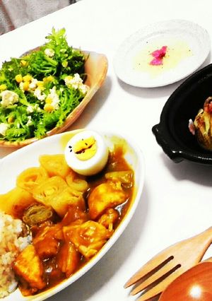 ねぎまカレー-レシピのメイン写真