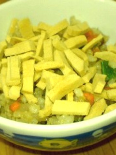 後のせサクサクチャーハン-レシピのメイン写真