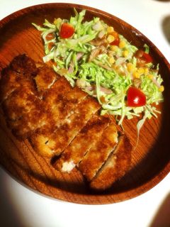 鶏むね肉で揚げない簡単カツ♡-レシピのメイン写真