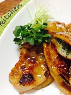 調味料同量シリーズ!豚肉の梅肉はさみ焼き-レシピのメイン写真