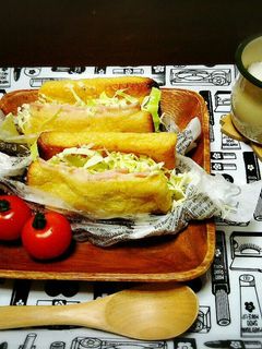 【簡単】油揚げ沼サンド(糖質制限)-レシピのメイン写真