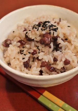 圧力鍋♪省エネ小豆・米・もち米の美味赤飯-レシピのメイン写真