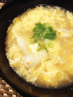 簡単♪ふんわり卵の餅スープ-レシピのメイン写真