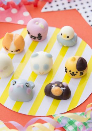 バレンタイン★カラフルキャラチョコ-レシピのメイン写真