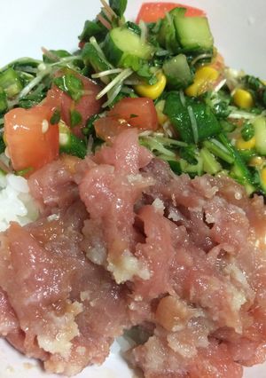 マグロユッケだしのっけ丼-レシピのメイン写真