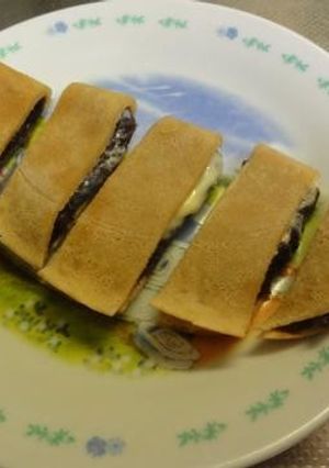 フライパンと薄力粉で八つ橋（きな粉味）-レシピのメイン写真