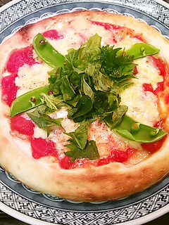 バジルの代わりの大葉ピザ-レシピのメイン写真