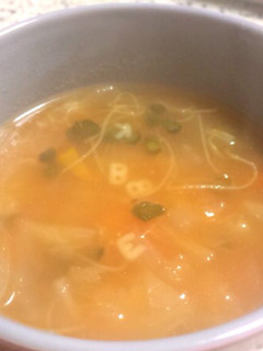 給食が懐かし〜い。白菜のABCスープ-レシピのメイン写真