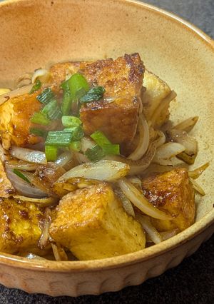 焼肉のたれでしっかり味！厚揚げ玉ねぎ焼き-レシピのメイン写真