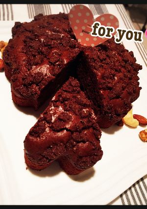 クランブルチョコブラウニー-レシピのメイン写真