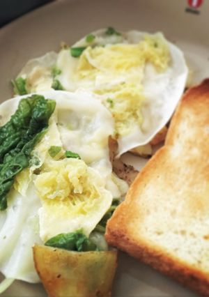 余った餃子の皮で♪野菜チーズミルフィーユ-レシピのメイン写真