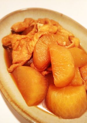 大根と油揚げの煮物-レシピのメイン写真