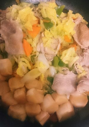 野菜たっぷり☆豚肉の甘辛炒め煮-レシピのメイン写真