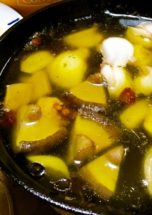 ★ニトスキ タコと椎茸のアヒージョ-レシピのメイン写真