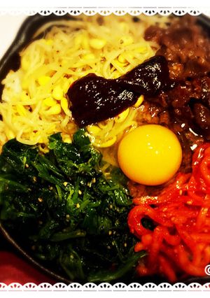 スキレットでアツアツ！石焼き風ピビンバ♪-レシピのメイン写真