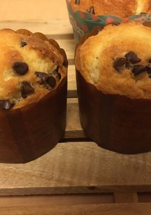簡単！しっとりのチョコチッブマフィン-レシピのメイン写真