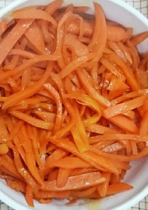 簡単 大量消費に 人参のきんぴらお弁当に-レシピのメイン写真