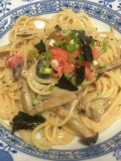 【パスタ】明太子クリームパスタ-レシピのメイン写真