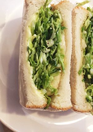 ヘルシー！バナナ入り沼サン風野菜サンド-レシピのメイン写真