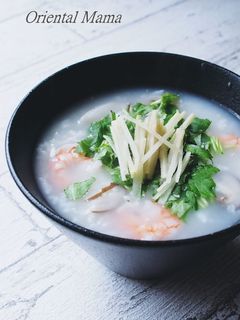 生姜deポカポカ!炊飯器中華粥-レシピのメイン写真