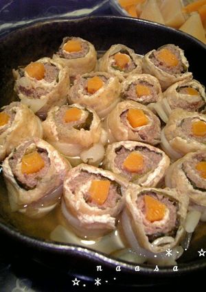 一口サイズ☆しのだ巻き煮-レシピのメイン写真