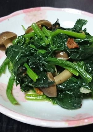 ★ガーリック風味ほうれん草ソテー★簡単-レシピのメイン写真