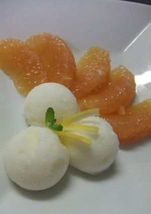 グレープフルーツ✿フローズンヨーグルト-レシピのメイン写真