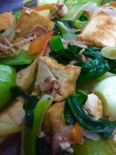 青梗菜と厚揚げの炒め煮-レシピのメイン写真