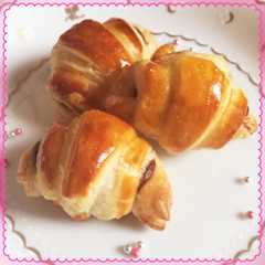 รูปของ ♡簡単ミニチョコクロワッサン♡