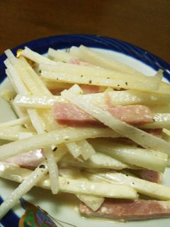 大根とハムのサラダ-レシピのメイン写真